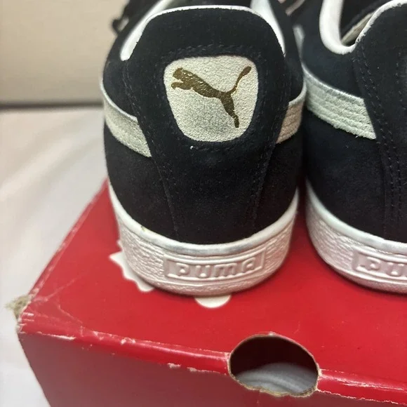 Puma Men's Suede Classic Sneaker, Size 12 M, Black - Picture 12 of 16